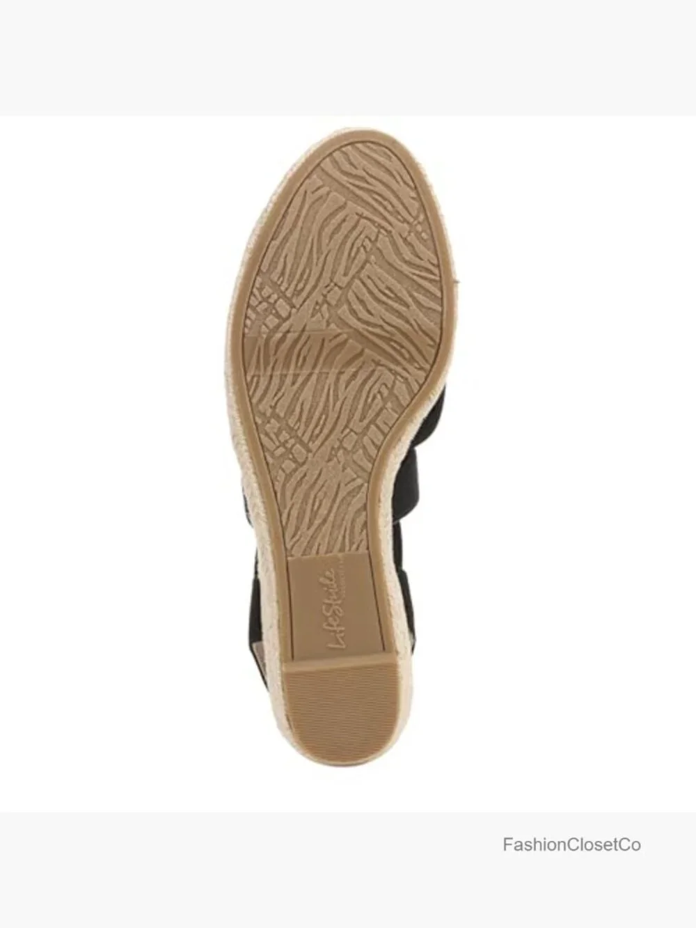 Womens Espadrille Wedge Sandals with Soft System Comfort